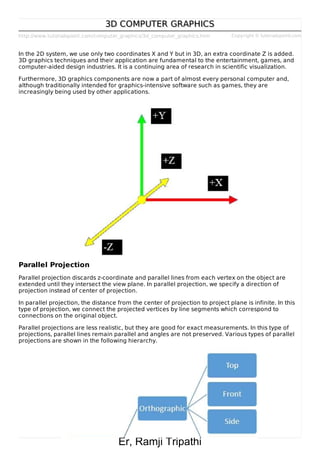 Computer graphics notes watermark | PDF