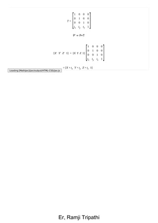 Computer graphics notes watermark | PDF