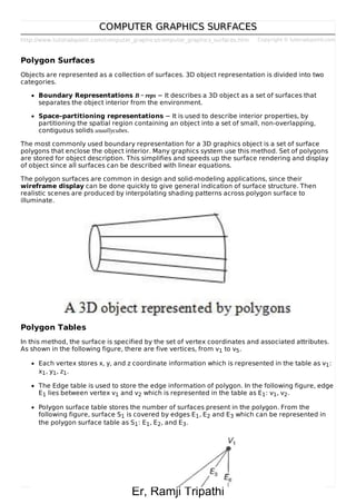 Computer graphics notes watermark | PDF