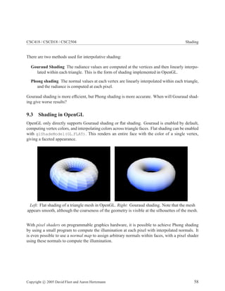 Phong Eq In Computer Graphics Notes.pdf Computer Graphics Notes.pdf