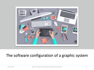 Computer graphic software and data base | PPT