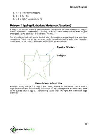 computer_graphics_tutorial for CG Enginnering Subject | PDF