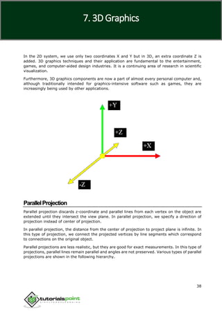 computer_graphics_tutorial for CG Enginnering Subject | PDF