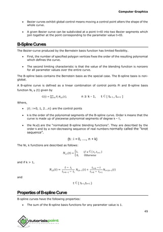 computer_graphics_tutorial for CG Enginnering Subject | PDF