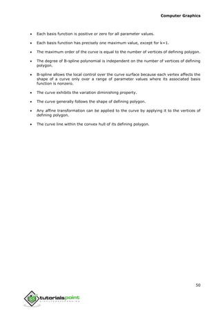 computer_graphics_tutorial for CG Enginnering Subject | PDF
