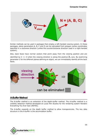 computer_graphics_tutorial for CG Enginnering Subject | PDF