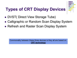 Direct View Storage Tubes Computer Graphics computer graphics unit 1.ppt