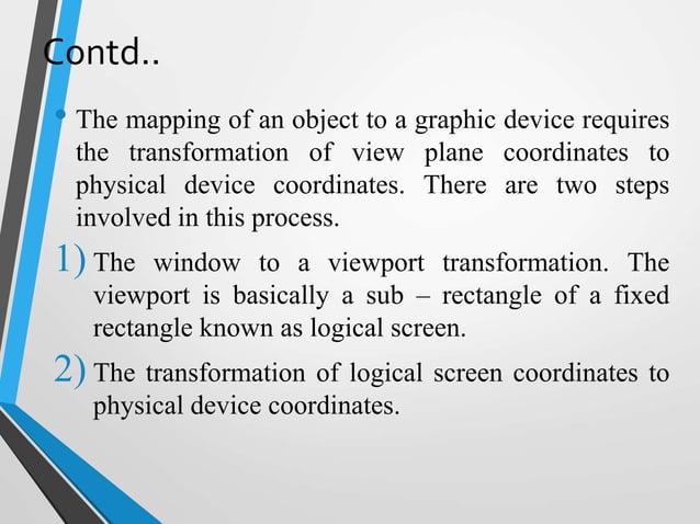 Computer Graphics Unit 1 I Pptx Computer Graphics Unit 1 I Pptx