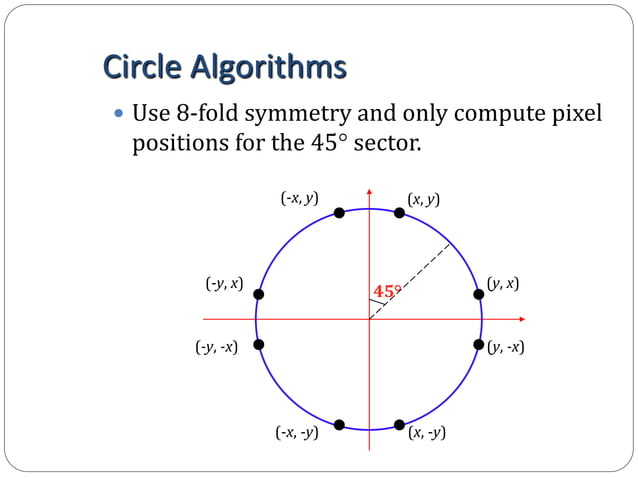 Computer Graphics - Bresenham's line drawing algorithm & Mid Point ...