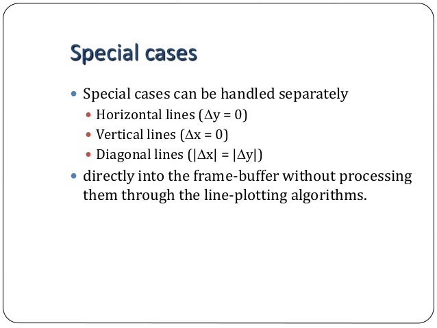 Vertical Line Drawing Algorithm : Computer graphics bresenham s line drawing algorithm