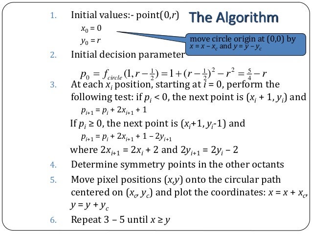 Bresenham Line Drawing Algorithm Theory : Computer graphics bresenham s line drawing algorithm
