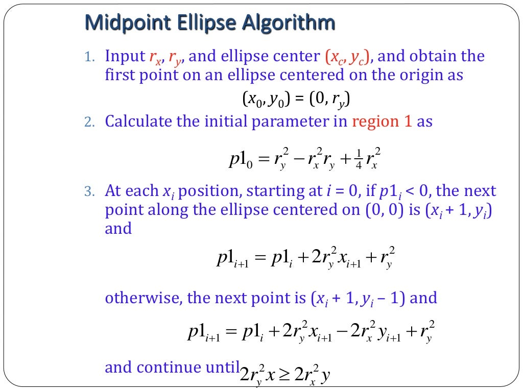 Computer Graphics - Bresenham's line drawing algorithm & Mid Point Ci…