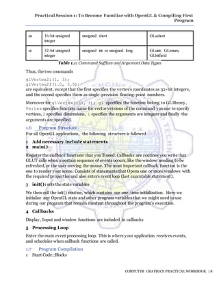 Computer graphics workbook | DOCX