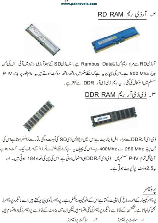Computer guide book (urdu) | PDF
