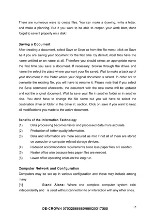 Computer handout | DOC