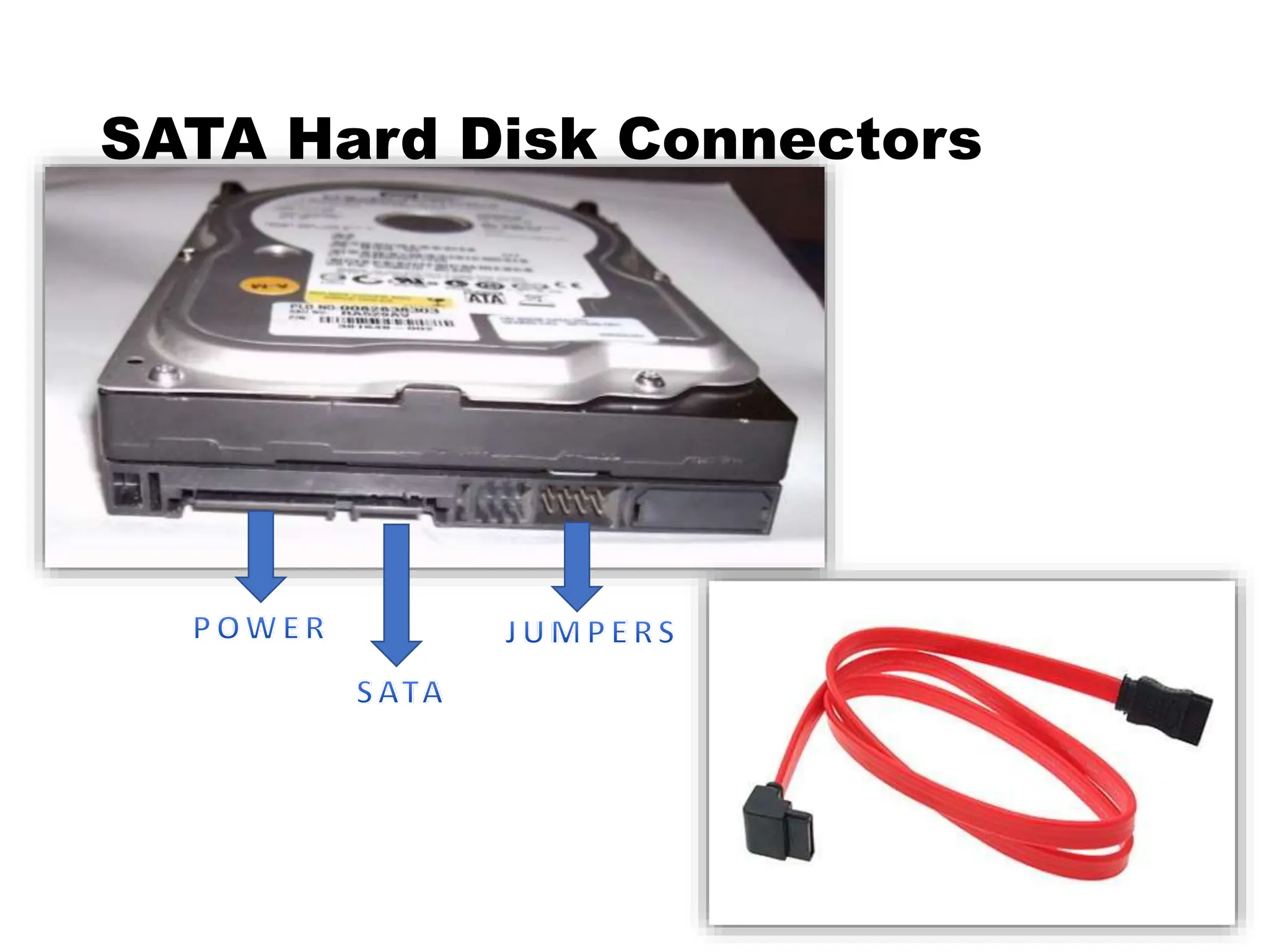 SATA Hard Disk Connectors
 
