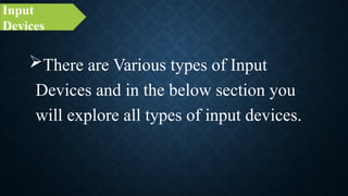 Computer hardware refers to the physical components of a computer that ...