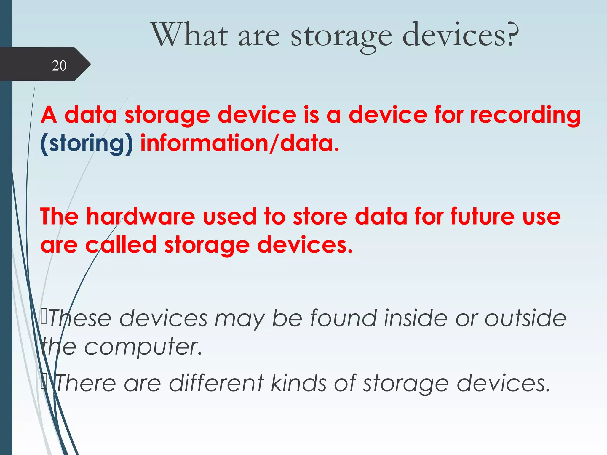 Computer hardware and its components | PPT