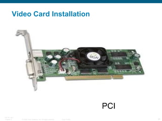 Video Card Installation PCI 