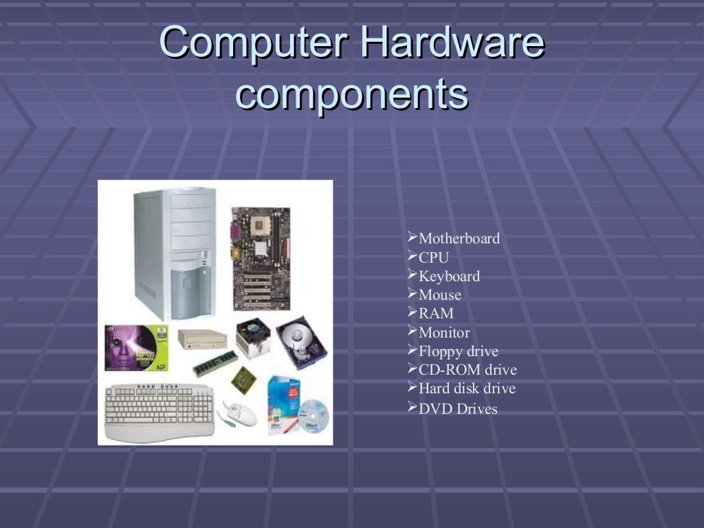 Computer Hardware Component Ppt