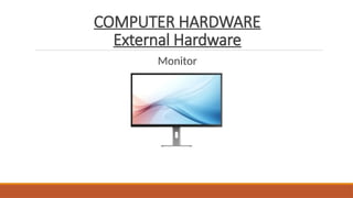 Comprehensive Overview of Computer Hardware Components for Class VII ...