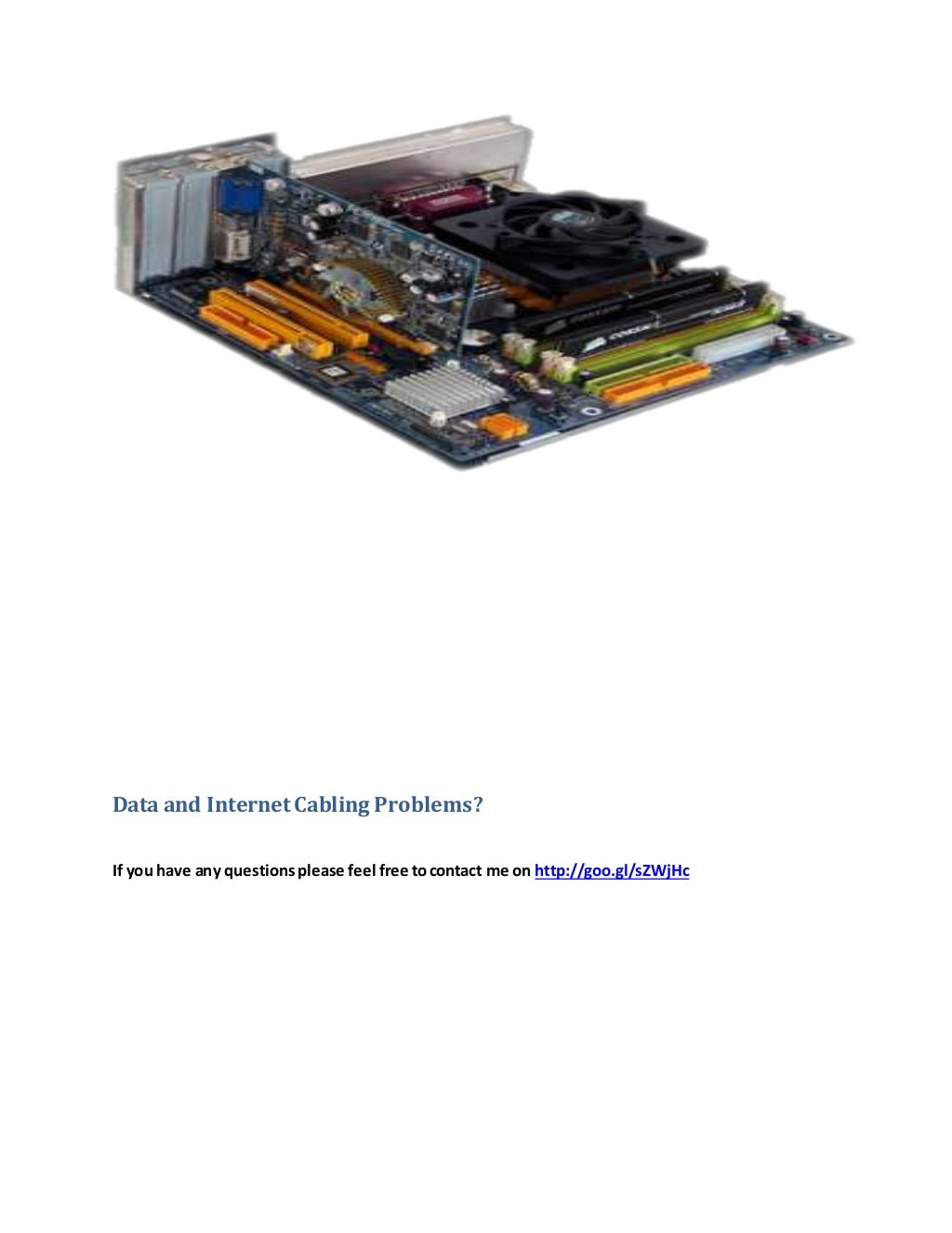 Computer hardware & network maintenance and support