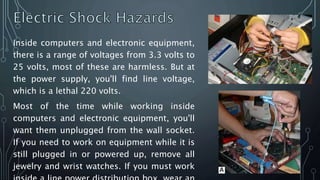 Computer hardware servicing practice occupational health and safety ...
