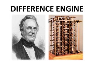 Computer Invention Difference Engine Computer history® | PPTX