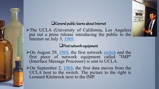 Ucla 1969 Computer Computer history | PPTX