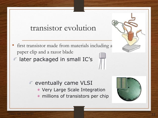 Computer history | PPT | Science