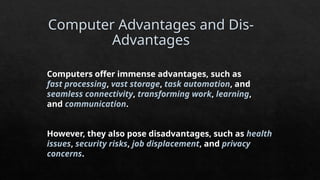 Dis Computer COMPUTER HISTORY COMPUTER HISTORY COMPUTER HISTORY | PPTX