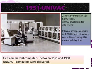Computer,history,generations,and its types. | PPT