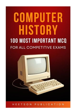 Computer History MCQ (100 Most Important Question) | PDF