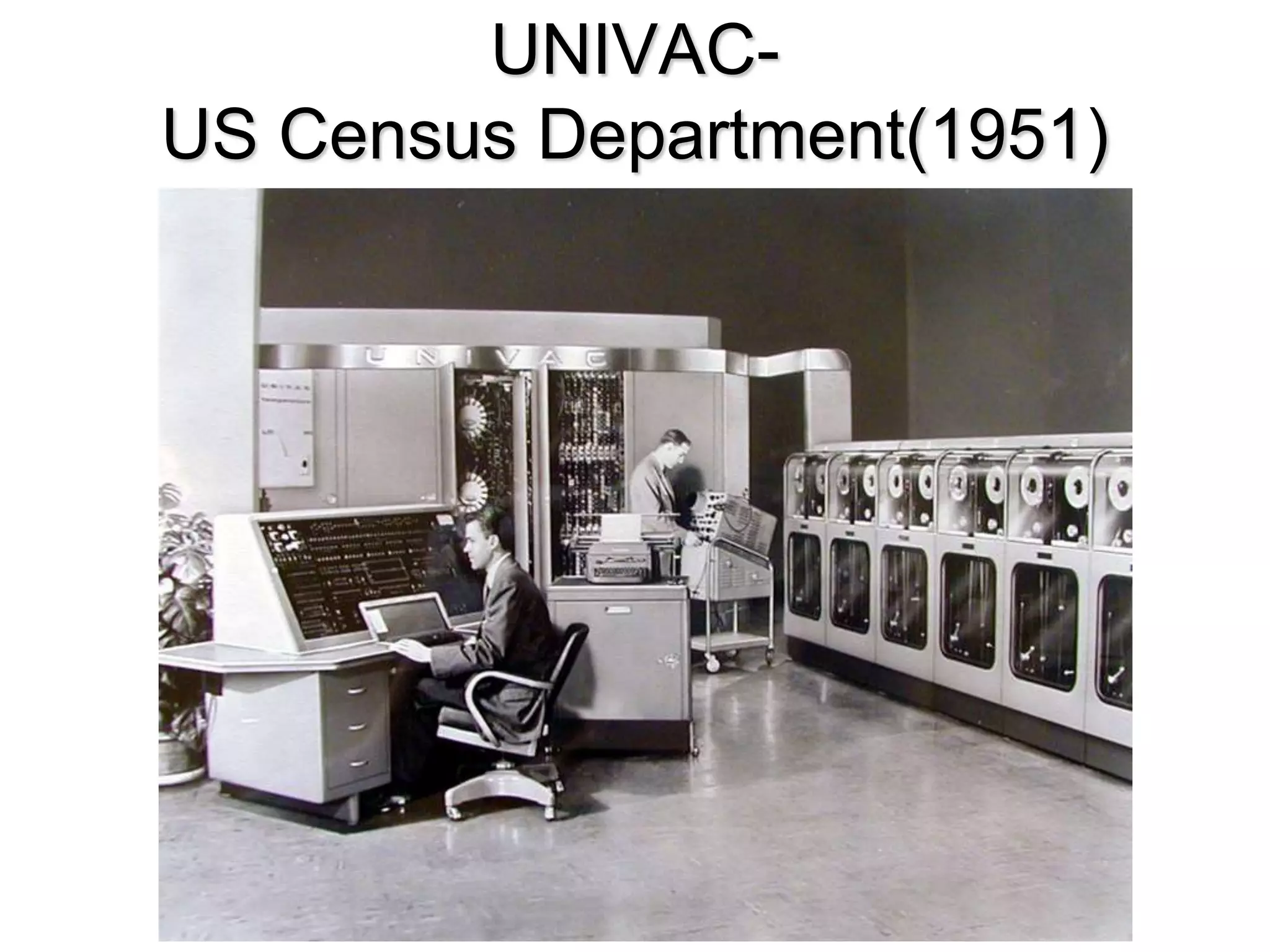 UNIVAC-
US Census Department(1951)