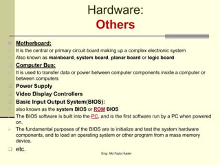 Computer hw sw | PDF | Operating Systems | Computer Software and ...
