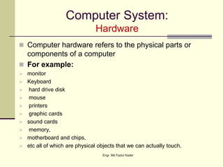 Computer hw sw | PDF | Operating Systems | Computer Software and ...