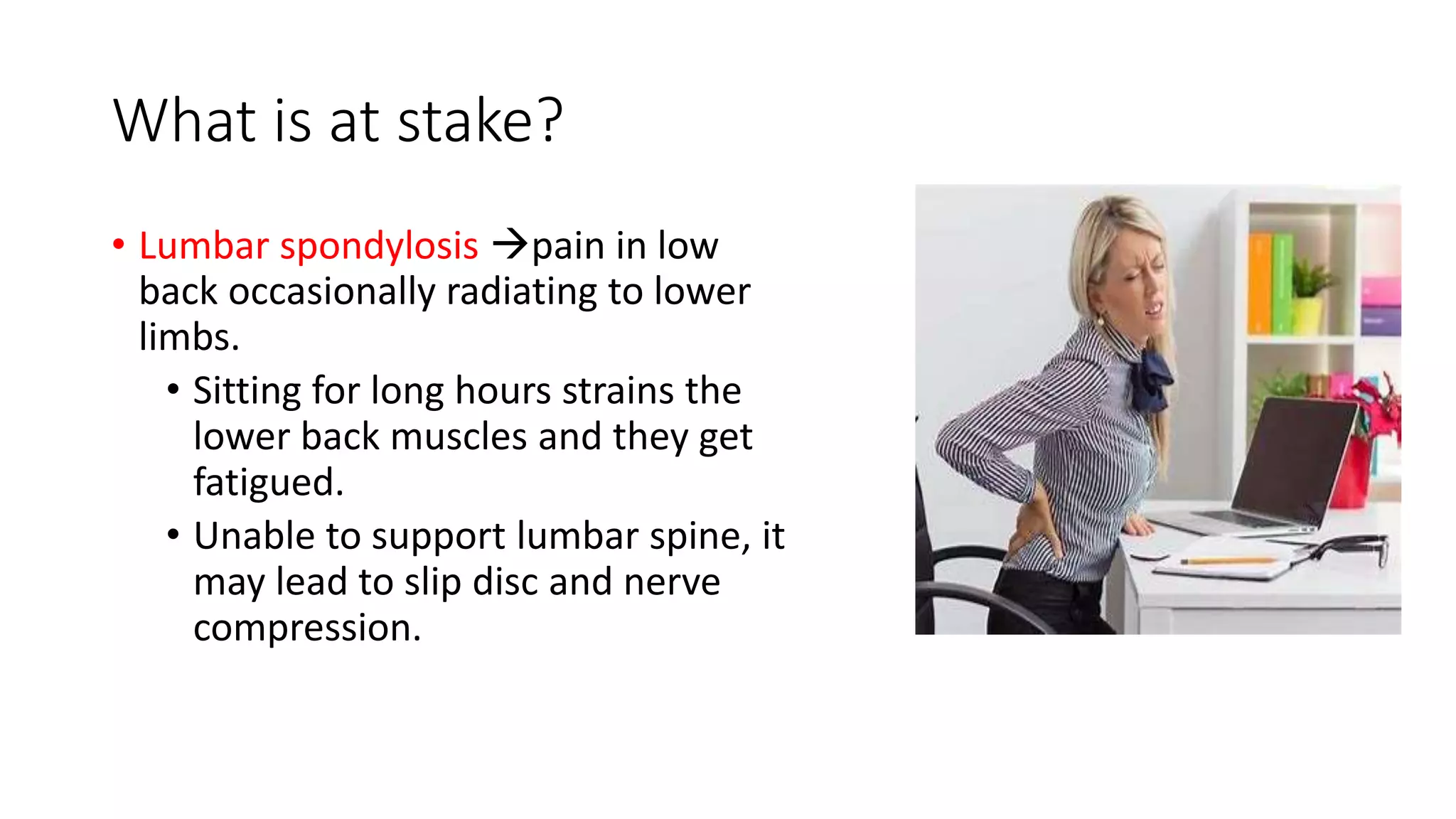 Computer induced musculoskeletal problems | PPT