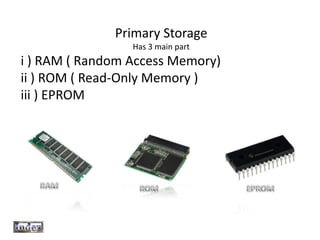 Input, Output and Storage Devices | PPT