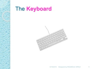 The Keyboard
6/18/2019 5Designed by:INGAMULE SIRAJI
 