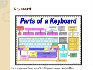 Keyboard
http://computerhws.blogspot.com/2011/08/parts-of-computer-keyboard.html
 