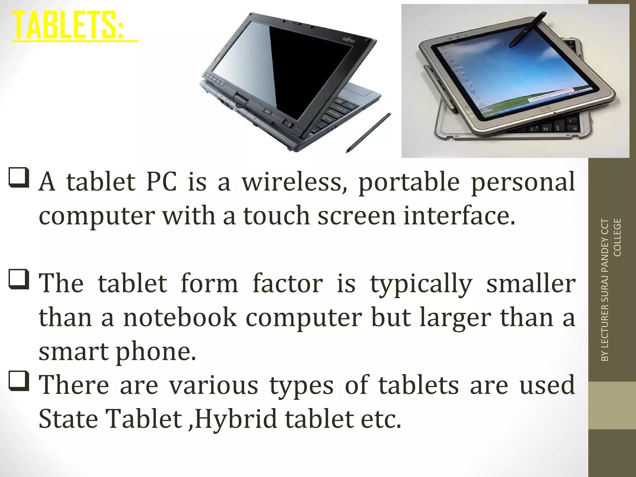 Basic fundamental Computer input/output Accessories | PPT