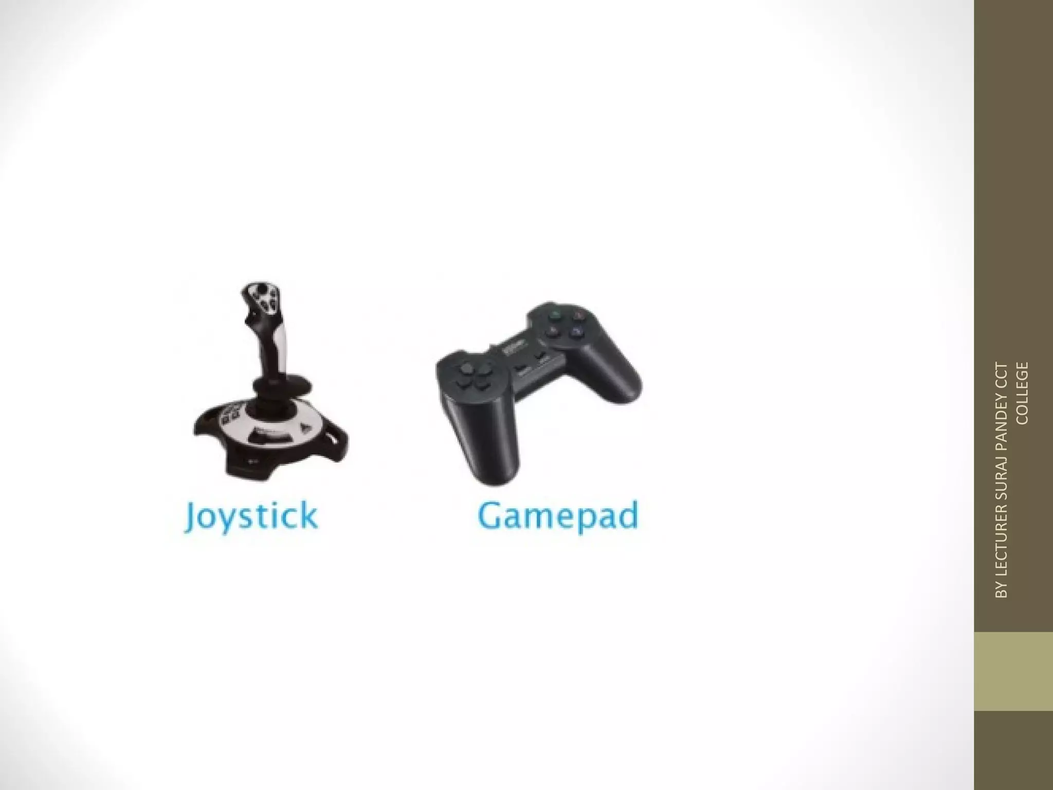 Basic fundamental Computer input/output Accessories | PPT