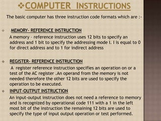Computer instruction | PPTX
