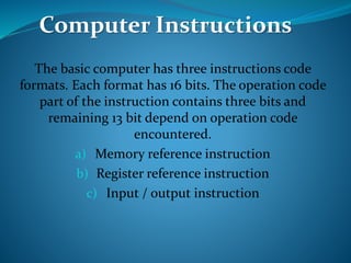 Computer instruction(dp&co) | PPTX | Programming Languages | Computing