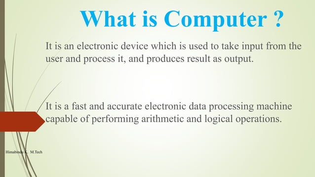 Computer introduction | PPT