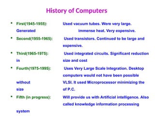 Computer basic Introduction with all information .ppt