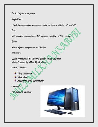 Computer introduction part 2.pdf Muzamil Khan | PDF