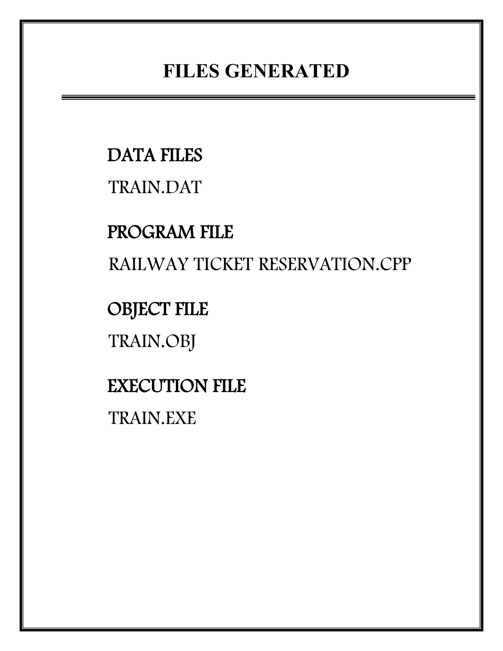 Computer Science Investigatory Project Class 12 | PDF