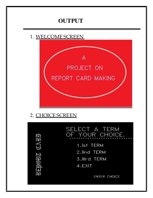 Luxury 88 Report Card Handmade