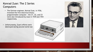 Computer inventors and their inventions the world is thankful for | PPTX